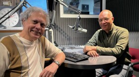 Morning Café host Gene Shillerand pianist and composer Billy Childs.