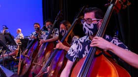 FILE - The Hawaiʻi Symphony Orchestra at the Hawaiʻi Theatre on Feb. 4, 2022.