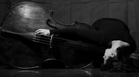 Double bassist Kathryn Schulmeister.