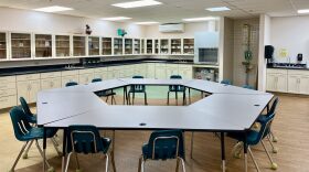 A science lab at Kūlia Academy in Kalihi.