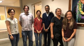 Six researchers from the University of Hawaiʻi and the John A. Burns School of Medicine are leading the effort. From left to right: Noemi Polgar, Nicholas James, Juwon Park, Dr. Gehan Devendra, Ilima Ho-Lastimosa and Jane Chung-Do.