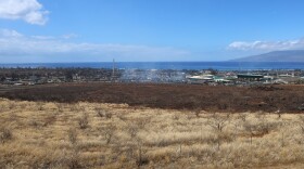 A view of Lahaina on Aug. 10, 2023.