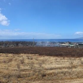 A view of Lahaina on Aug. 10, 2023.