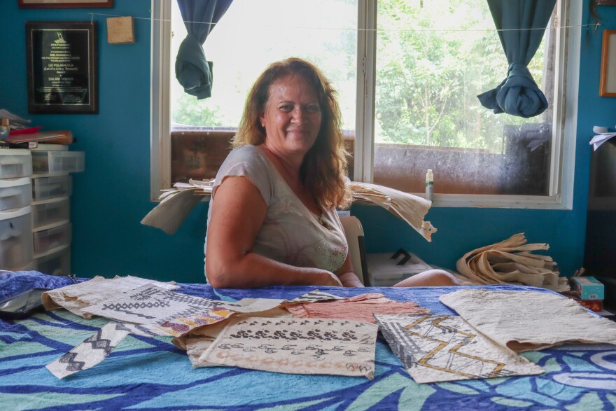 Dalani Tanahy poses for a portrait in her Mākaha home.