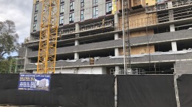 FILE - A new housing tower is seen under construction in Honolulu on March 27, 2023.