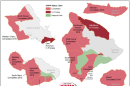 The status of areas covered by community wildfire protection plans across Hawaiʻi, according to the Hawaiʻi Wildfire Management Organization.