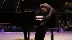 June 5, 2022. Anna Geniushene performs in the Quarterfinal round of the Sixteenth Cliburn International Piano Competition in Van Cliburn Concert Hall at TCU in Fort Worth, Texas. (Photo by Ralph Lauer)