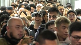 Chinese tourists arrive at Suvarnabhumi International Airport in Samut Prakarn province, Thailand, Monday, Sept. 25, 2023. Thailand, Monday, Sept. 25, 2023. Thailand's new government granting temporary visa-free entry to Chinese tourists, signaling that the recovery of the country's tourism industry is a top economic priority. 