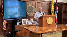 Honolulu Mayor Rick Blangiardi announces 2025 budget.