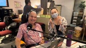 HPR President and General Manager José A. Fajardo is joined by Administrative Assistant Mia Yoshimoto during a recent membership campaign. The nonprofit broadcaster's spring campaign marks Fajardo's last as HPR's chief. Earlier this year, Fajardo announced he would step down on July 31, due to the continued progression of ALS (amyotrophic lateral sclerosis), a neurodegenerative disease he was diagnosed with in 2021.