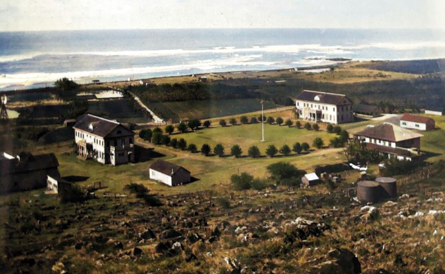 Aerial view of the Waialeʻe Industrial School for Boys.