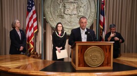 File - Gov. Josh Green at the Hawaiʻi State Capitol on April 6, 2023.