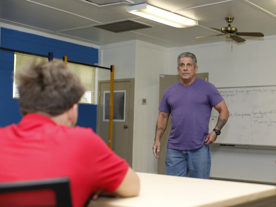 Parollee James Coban visited the community center that hosts Tampa's Youth Gun Offender program on the evening of Aug. 10, 2023. He served 39 years and two days in prison for murder and talked to the teens about his regret and shame.