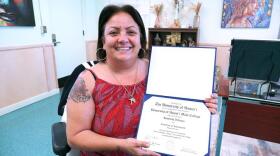 Kimberly Villegas became a Certified Substance Abuse Counselor through University of Hawaiʻi Maui College.