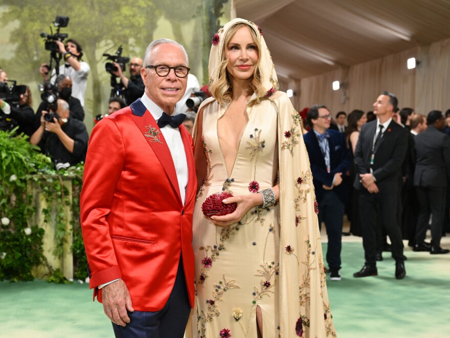 Fashion designer Tommy Hilfiger  fashion designer Dee Ocleppo Hilfiger.