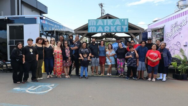 Launched earlier this year, Maika'i Market in Kahului held its grand opening and blessing at the end of March.