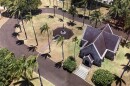 An aerial photo of Mauna ʻAla, the Royal Mausoleum of Hawaiʻi.