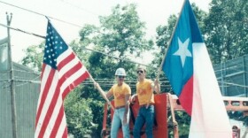 An image from the 1984 Houston Pride parade. Archivists at the University of Houston are working on archiving 30 years worth of local LGBTQ radio programming.