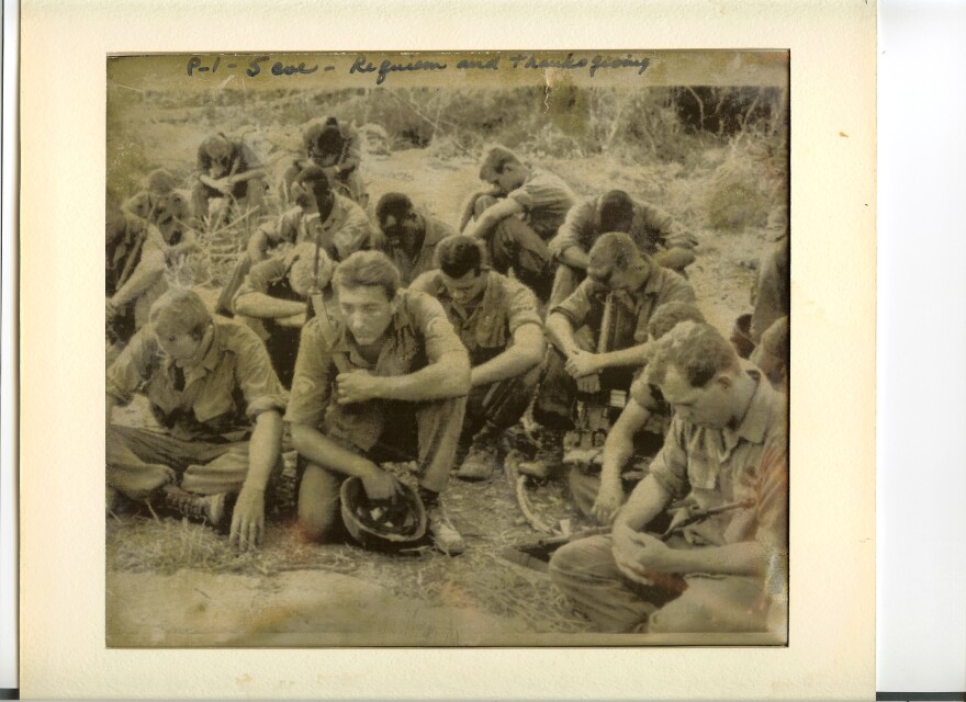 The original AP Wire photo featured in newspapers across the country on March 21, 1967. Michael Doolittle is pictured, kneeling.