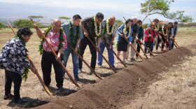 The state Department of Hawaiian Home Lands broke ground on the Hawaiian homestead community of Puʻunani in Wailuku, Maui in May 2023. The 161-lot subdivision is the first project to be funded with the $600M the agency received from the legislature under Act 279.