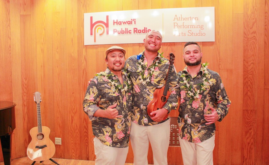 Formed in 2016, Nā Hōkū Hanohano award winner Ei Nei brought its smooth local blend and rich harmonies to HPR.