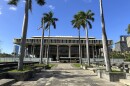 This photo taken on Friday, Jan. 12, 2024, shows the Hawaiʻi State Capitol in Honolulu. (AP Photo/Audrey McAvoy)