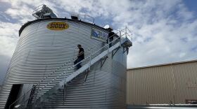 One of Pacific Biodiesel's new seed silos on Kauaʻi.