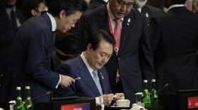 South Korean President Yoon Suk Yeol during the G20 leaders summit in Nusa Dua, Bali, Indonesia, Tuesday, Nov. 15, 2022.