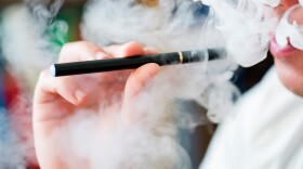 Vapor from e-cigarettes contains toxins, although fewer than conventional cigarettes.