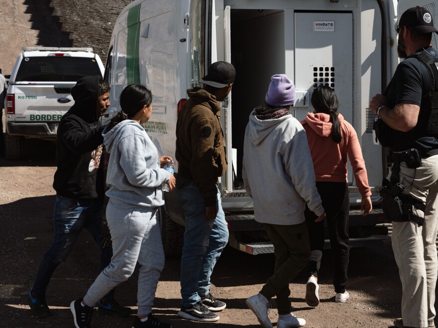 Border Patrol encounters with unauthorized migrants at the southern border peaked in December 2024. Since then, numbers have sharply decreased. In April, U.S. Customs and Border Protection reported nearly 129,000 encounters.