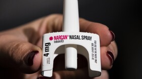 FILE - The overdose-reversal drug Narcan is displayed during training for employees of the Public Health Management Corporation in Philadelphia.