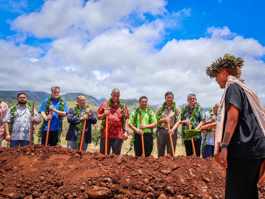 Ka Laʻi Ola housing project in Lahaina officially broke ground on April 30, 2024.