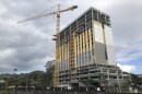 A new housing tower is seen under construction in Honolulu on March 27, 2023. (AP Photo/Audrey McAvoy)