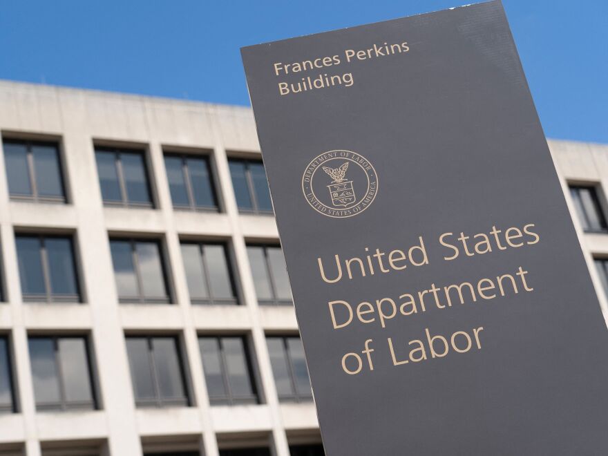 The U.S. Department of Labor and the Justice Department have reached an agreement with a Virginia-based IT staffing firm after finding a job posting discriminatory. Here, the Labor Department building is seen in Washington, D.C. 