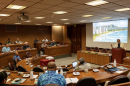 File - Blue Planet Alliance founder Henk Rogers addresses fellows at the inaugural Blue Planet Alliance Fellowship program. This year, a similar seminar will take place from May 5-10.