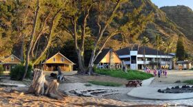 A photo of Camp Erdman near Mokulēʻia on Oʻahu.