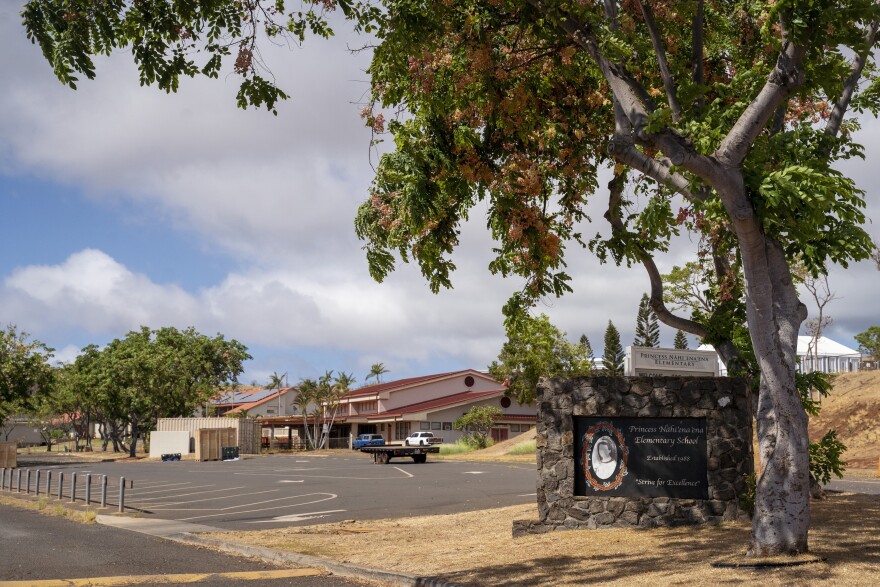 Princess Nāhiʻenaʻena Elementary on Tuesday, Oct. 3, 2023, in Lahaina, Hawaiʻi.