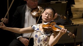 Violinist Midori performs with the North Carolina Symphony