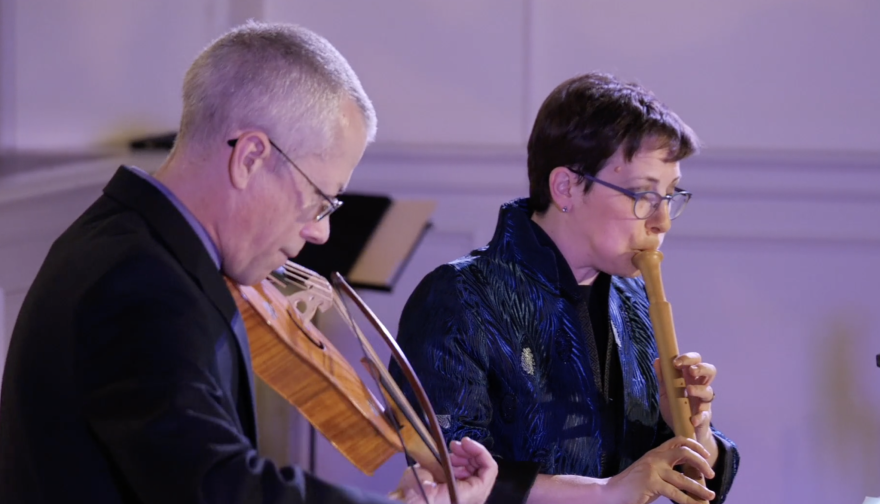 Musicians from early music ensemble Les Délices