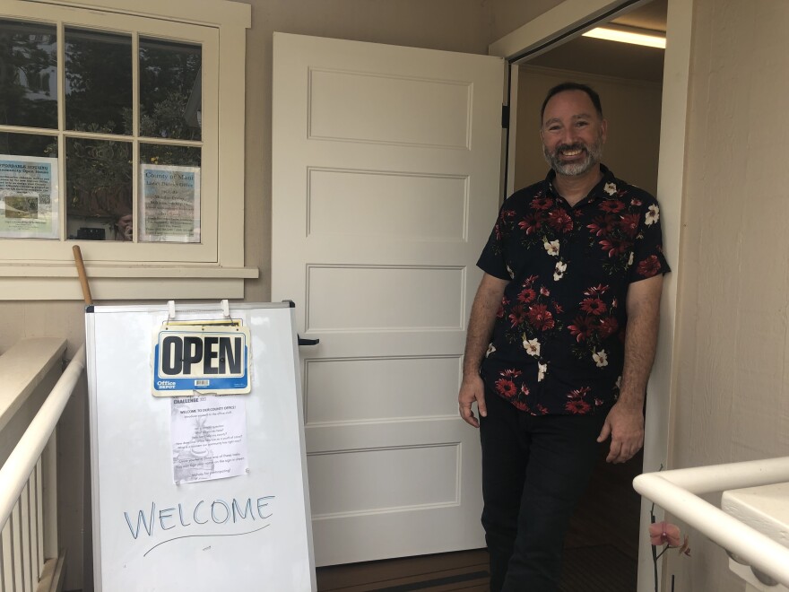 Maui County Council member Gabe Johnson, who represents the island of Lānaʻi.